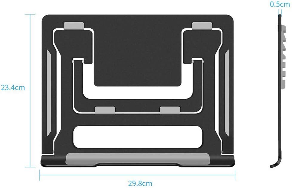 Einstellbarer Halter für Zeichenstift, Aluminium, belüftet, für Wacom One, Cintiq 13/16, XP-Pen Arti
