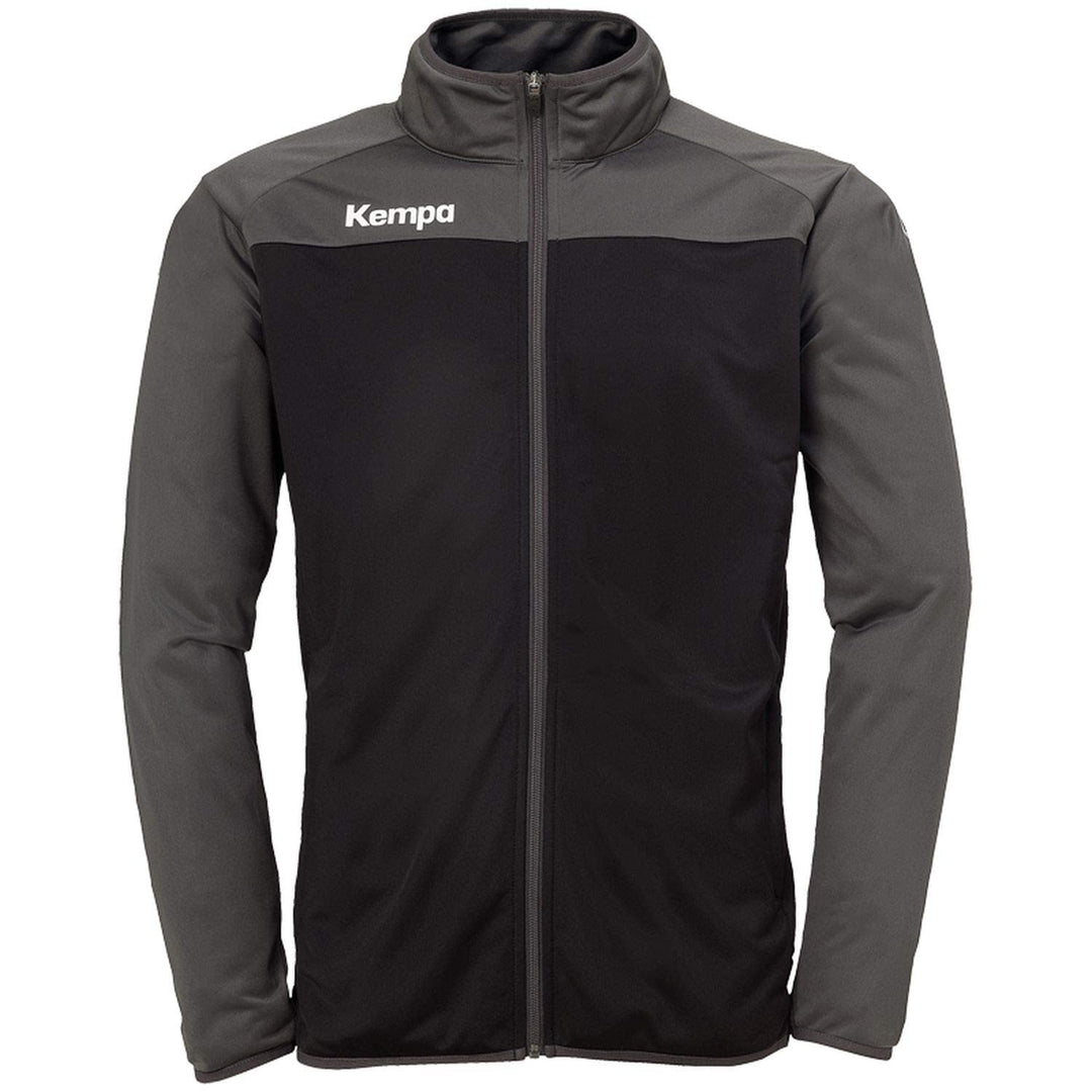 Kempa Unisex Kinder Prime Poly Jacke K Kinder Sportjacke L anthra/kempablau, L anthra/kempablau