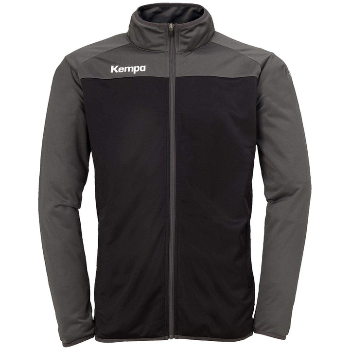 Kempa Unisex Kinder Prime Poly Jacke K Kinder Sportjacke L anthra/kempablau, L anthra/kempablau