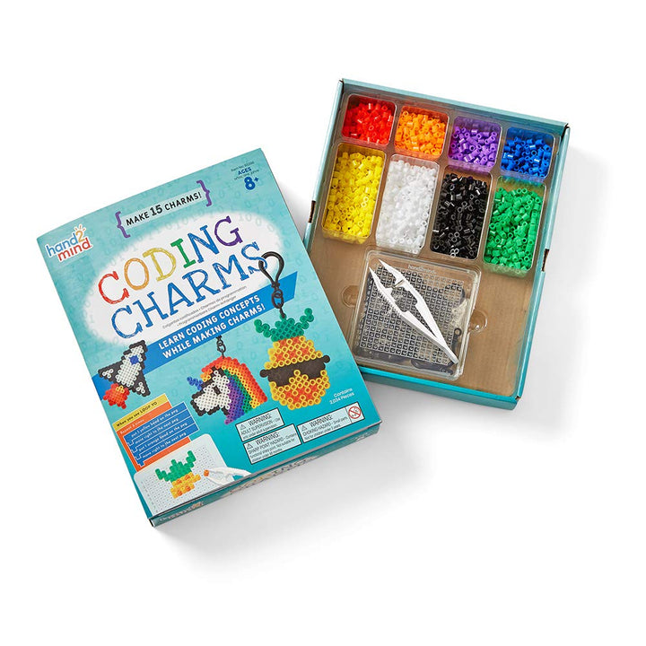 Learning Resources Charm-Anhänger zum Codieren, 15 wissenschaftliche Experimente, Codieren für Kinde