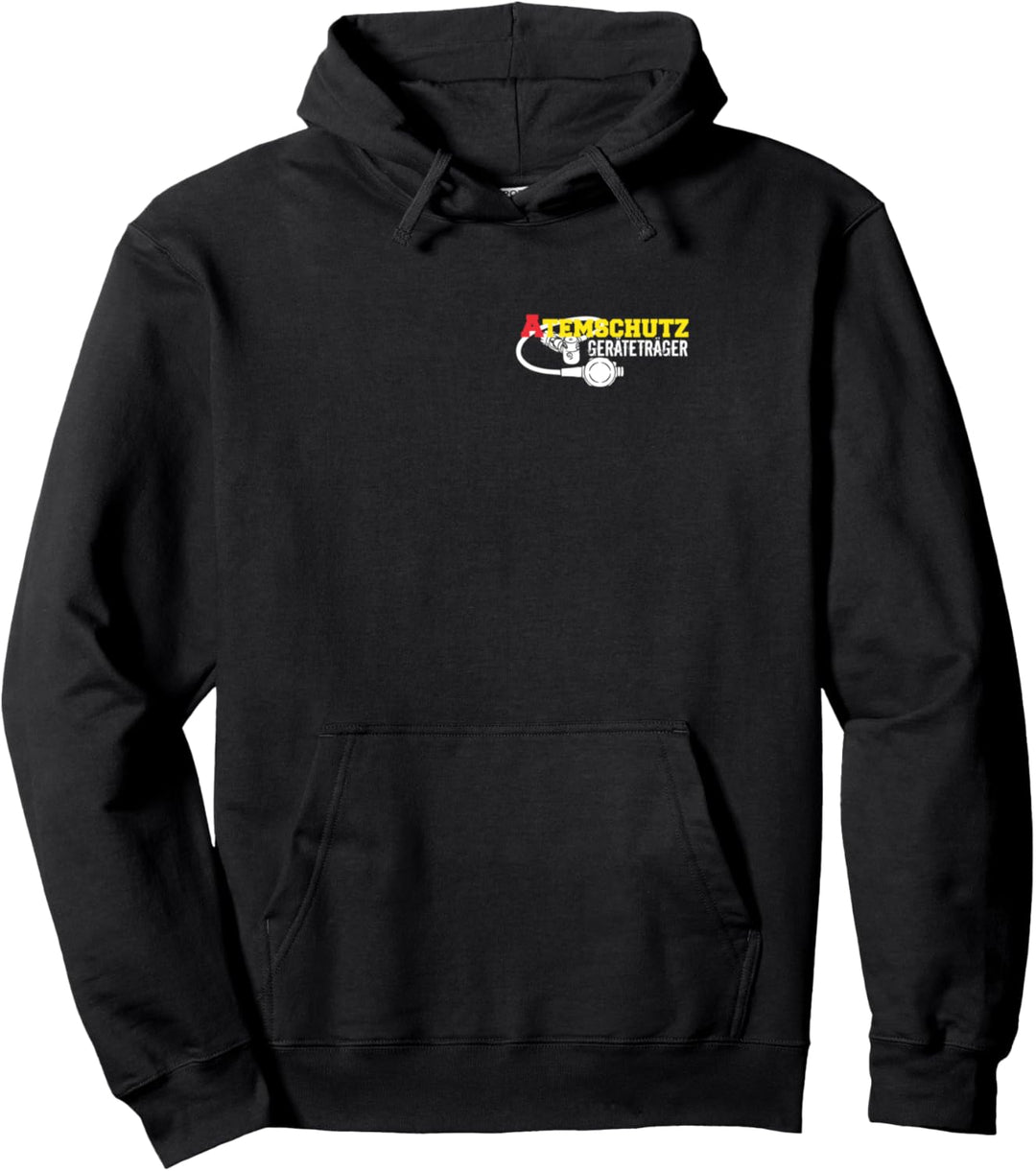 Feuerwehr - Atemschutzgeräteträger Front und Rückseitendruck Pullover Hoodie