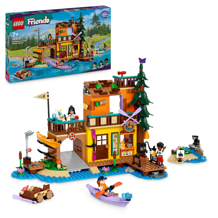 LEGO Friends Abenteuercamp mit Kayak, Bauspielzeug für Rollenspiele, Geschenkidee für Mädchen und Ju