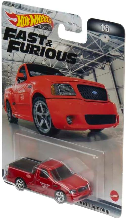 FAST AND FURIOUS Die Cast Modellauto FORD F-150 '99 SVT Lightning 1999 - Massstab 1/64 Länge 7 cm -