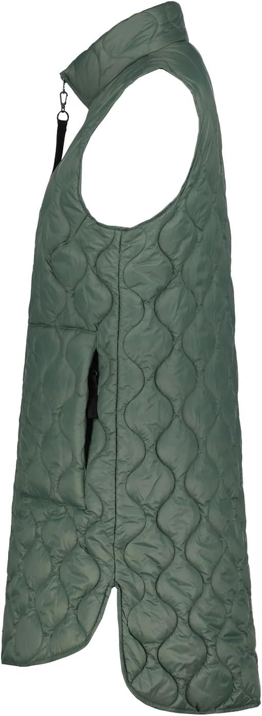 ICEPEAK Weste Damen lang Aalean 36 Grün, 36 Grün
