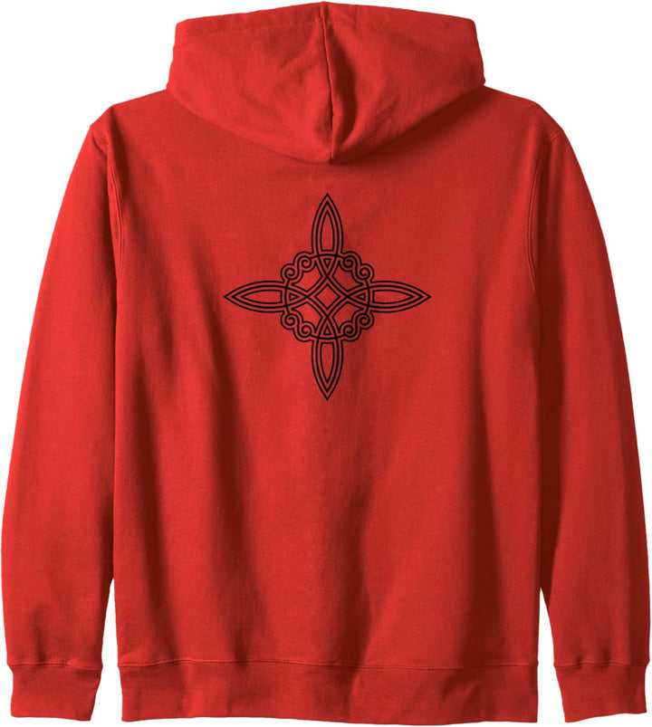 Hexenknoten, Symbol, 4 Elemente, Wicca, Mystik, Magie Kapuzenjacke