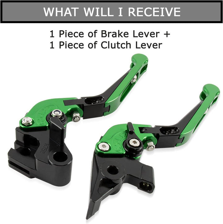 psler Motorrad Bremshebel Kupplungshebel, 1 Paar Hebel Länge 185 mm / 7,28 Zoll Kupplungs und Bremsm