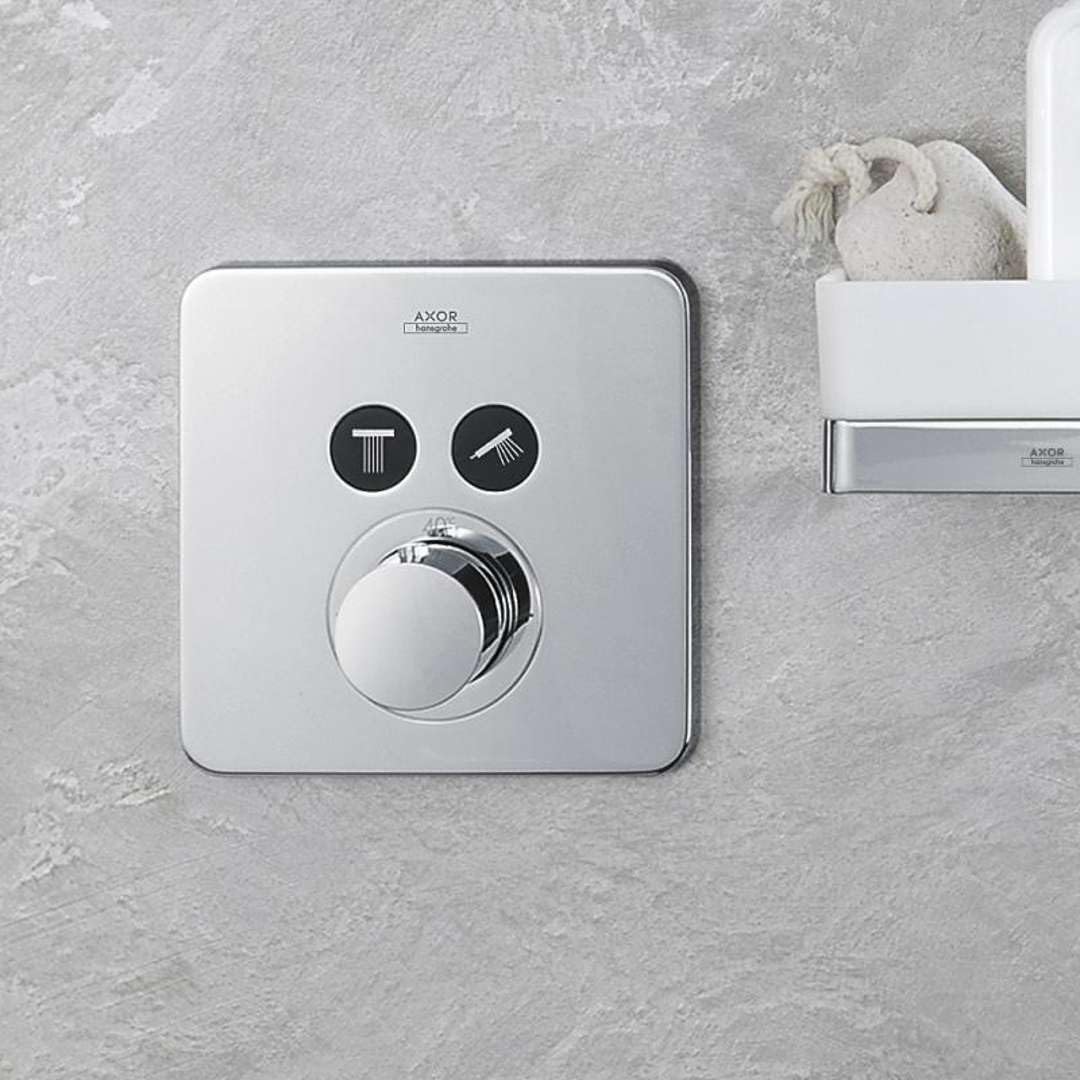 AXOR ShowerSelect Unterputz Thermostat, für 2 Funktionen, Chrom 2 Verbraucher