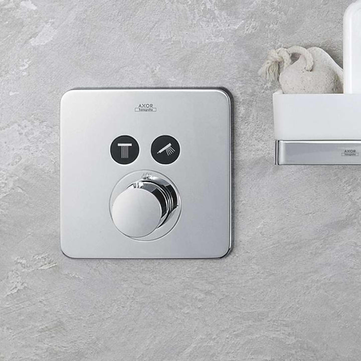 AXOR ShowerSelect Unterputz Thermostat, für 2 Funktionen, Chrom 2 Verbraucher