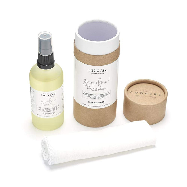 Made by Coopers Veganes Reinigungsöl mit Musselin-Tuch, Grapefruit Passion, bioaktive Pflanzenöle (1