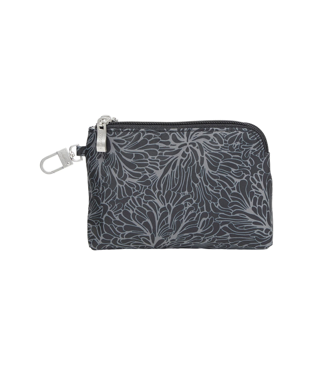 Baggallini Damen On The Go Daily Tasche Tägliches RFID-Täschchen für unterwegs Midnight Blossom Prin