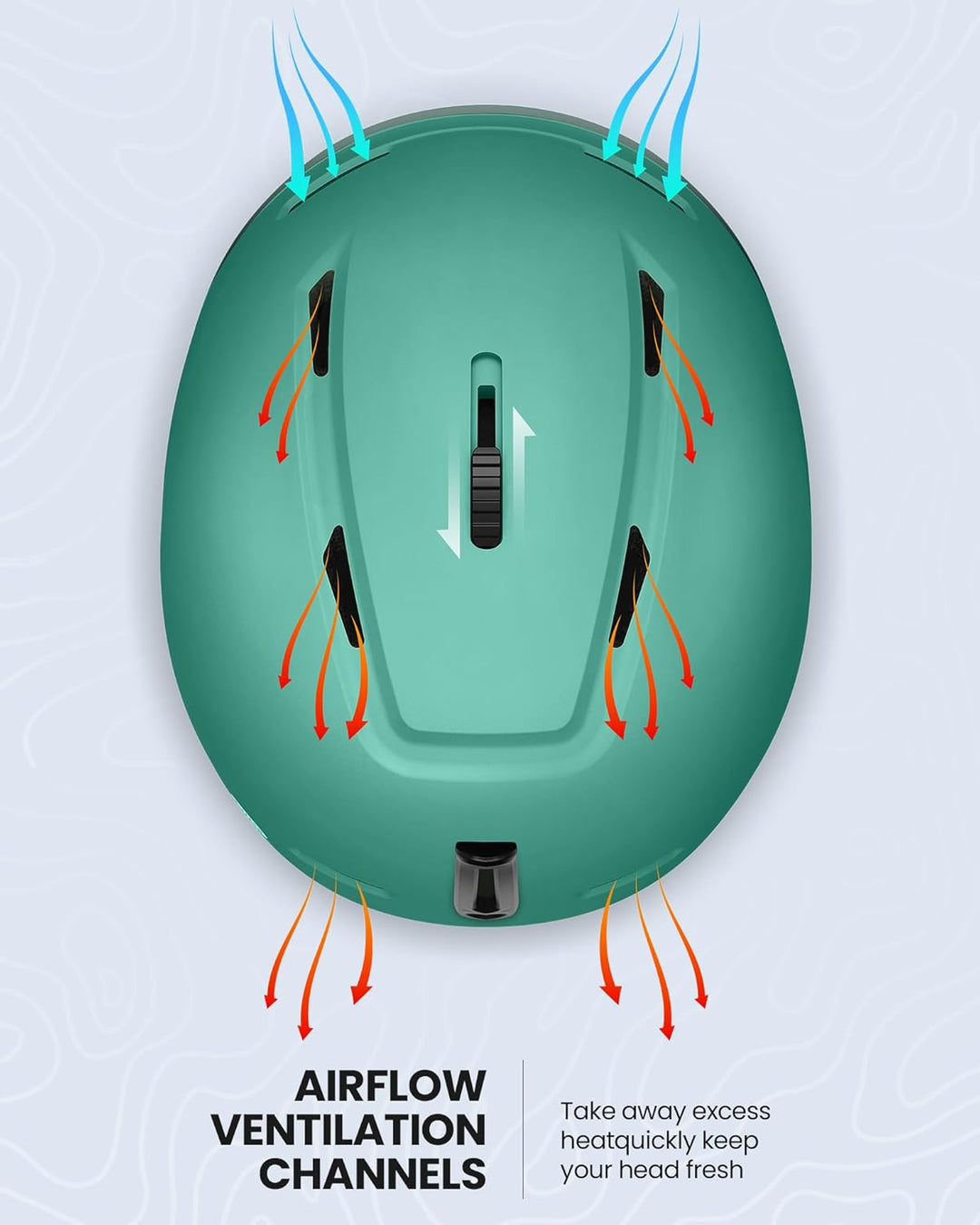 OutdoorMaster MIPS Skihelm, Snowboardhelm für Herren und Damen, Snowboard Helm mit Ventilationssyste