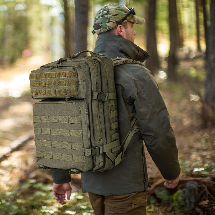 TANTOMI Taktischer Rucksack, 45L Militär Rucksack, Outdoor Rucksack, Travel Backpack, Tactical Backp