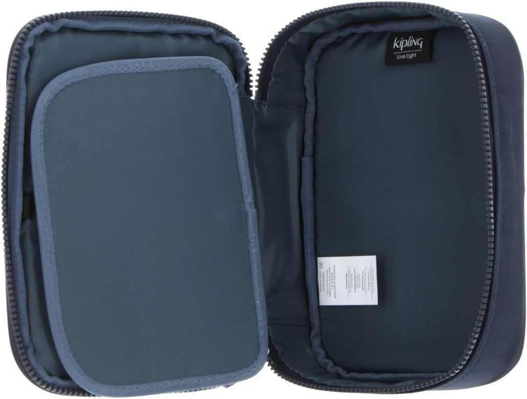 Kipling 100 PENS, Grosses Federmäppchen für bis zu 100 Stifte, 21 cm, 1.5 L, True Blue Tonal, True B