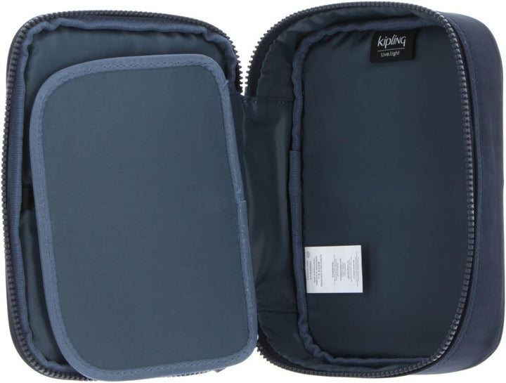 Kipling 100 PENS, Grosses Federmäppchen für bis zu 100 Stifte, 21 cm, 1.5 L, True Blue Tonal, True B
