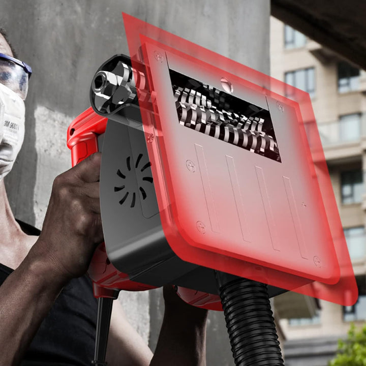 1200W Elektrischer Wandhobel 3000 U/min Renovierungsfräsmaschine Spachtelputzschleifer Elektrohobel