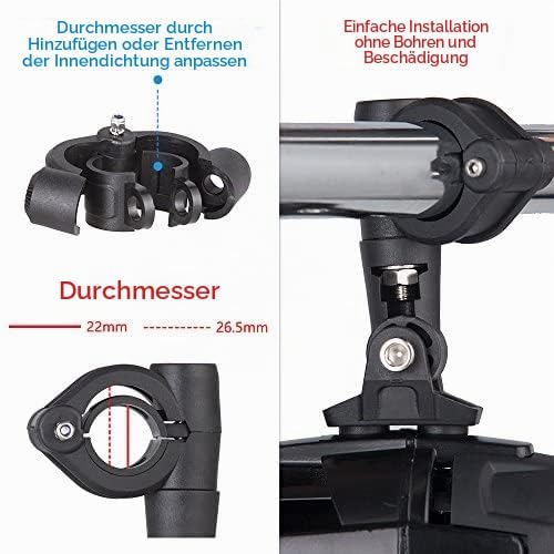 MARCHFA KOLOME Motorrad Licht Fit für Motorrad Fahrrad ATV Traktor Gabelstapler Boot Universal Schei