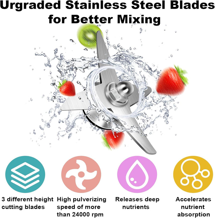 Für Mixbehälter 64 oz Low-Profile, kompatibel mit Vitamix 750, 5300, 5200, 7500, 6300, Vm0102, Vm010