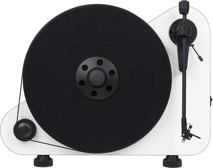 Pro-Ject VT-E R, Vertikaler Plug&Play Plattenspieler, Rechtshänder (Weiss), Weiss