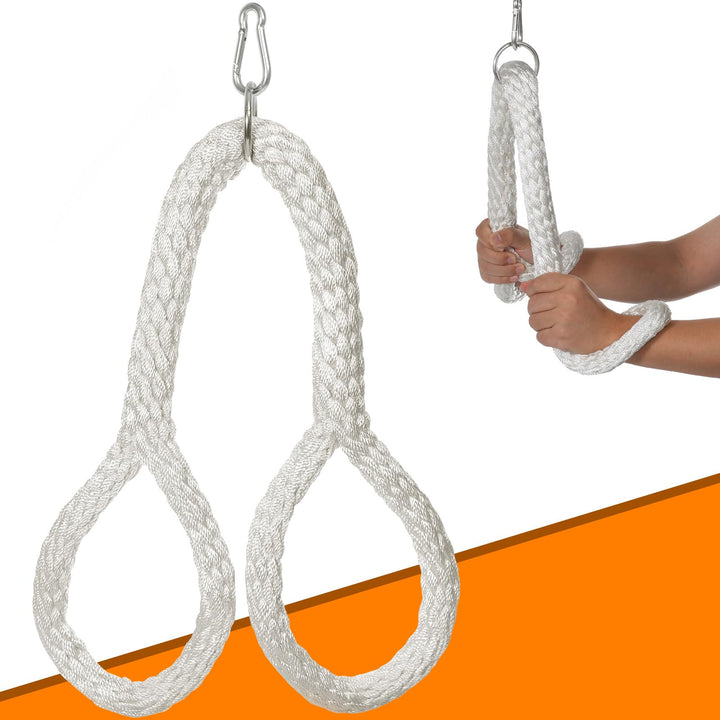DASKING Tricep Seil, Weiches Trizepsseil Gym Attachment für Latziehen, Bizeps-Curls - Ergonomisches
