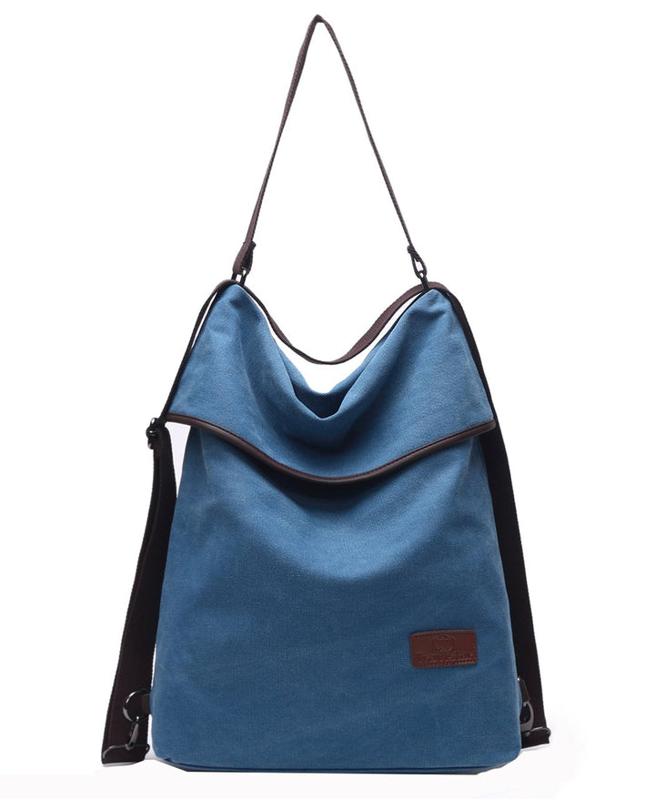 Travistar Damen Canvas Schultertasche Rucksack Gross Handtasche Vintage Damen umhängetasche Anti Die