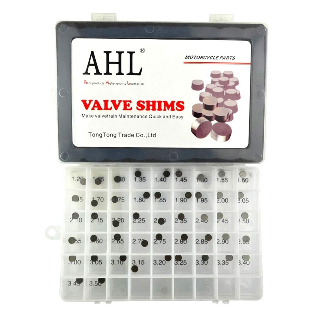 AHL Durchmesser: 7.48mm 47pcs 1.20mm-3.50mm Ventil Shim Ventile einstellen für Kawasaki ZX600 Ninja