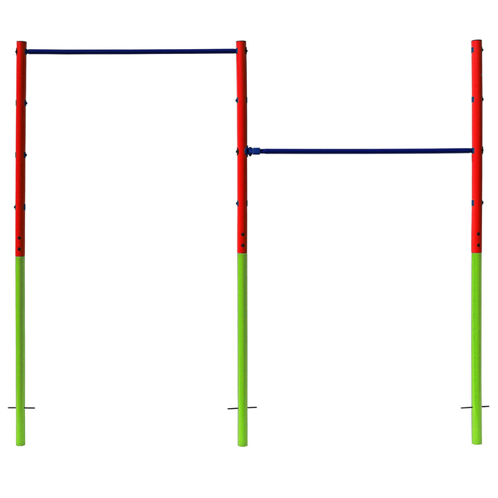 Best Sporting Turnreck Garten I Reckstange Garten Kinder und Erwachsene I Höhenverstellbare Kletters