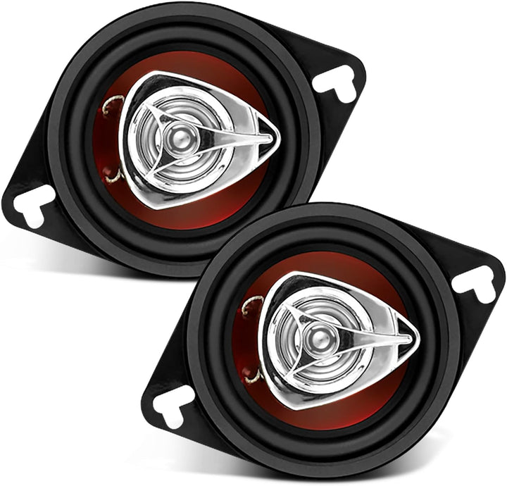 The Wholesale House boss audio ch3220 8cm (3.5") 2-wege-lautsprecher auto 140w 8,9 cm, Rot, 8,9 cm,