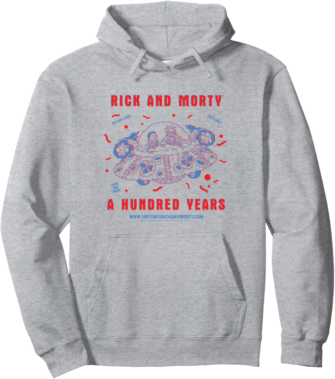 Rick and Morty 100 Jahre Pullover Hoodie