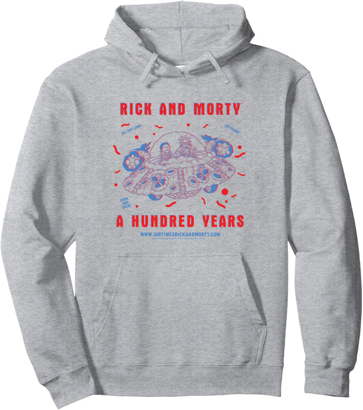 Rick and Morty 100 Jahre Pullover Hoodie