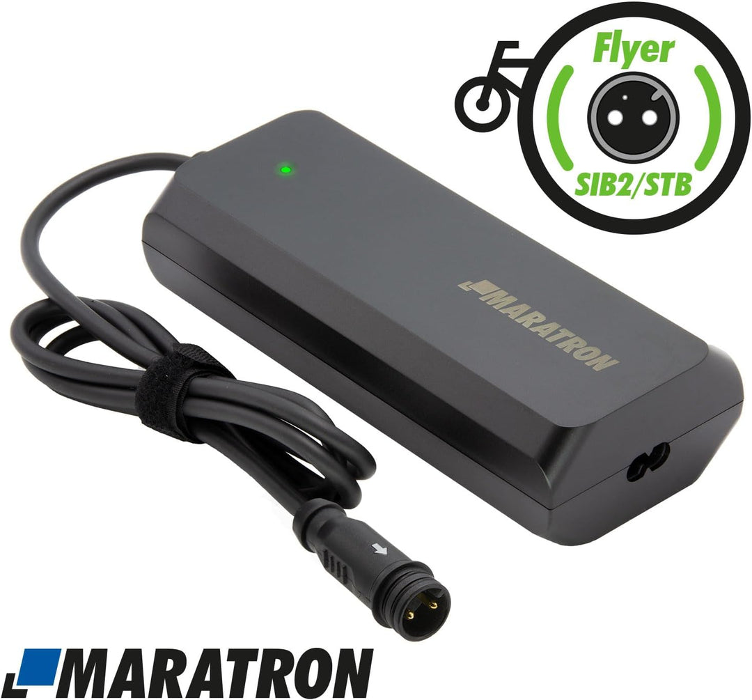 Maratron E-Bike Ladegerät 36V 4A für SIB2, STB Akkus von Flyer