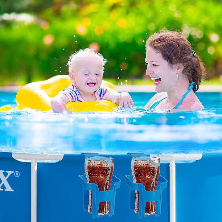 4 Stücke Getränkehalter Poolrand, Pool Becherhalter, Poolside Getränkehalter, Getränkehalter Pool, z