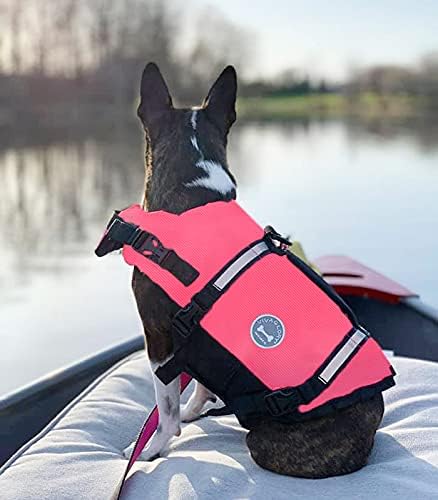 VIVAGLORY Rip Stop Schwimmweste Hund, Hundeschwimmweste, Schwimmhilfe & Auftrieb, Rettungsweste Hund