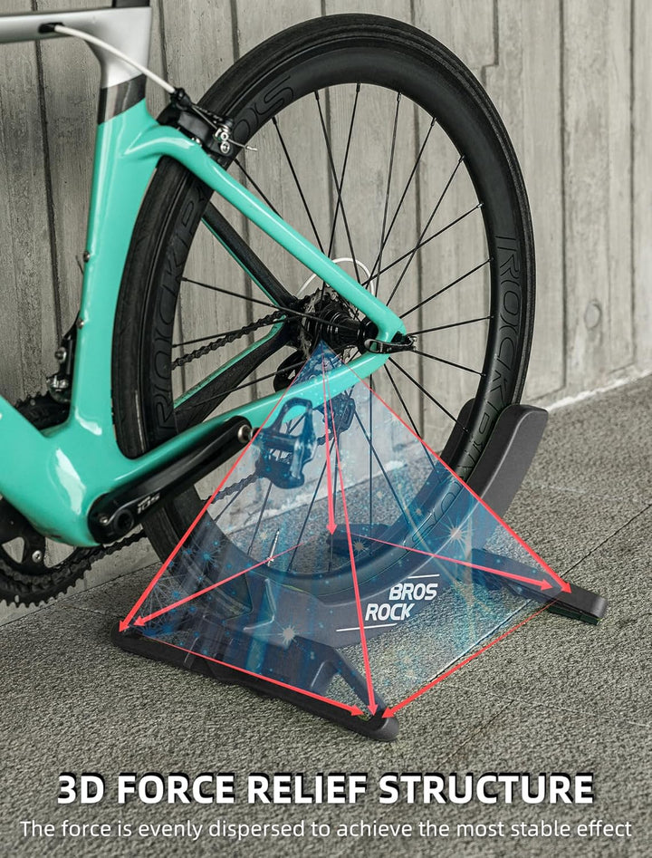 ROCKBROS Fahrrad-Bodenständer, verstellbare Fahrradständer Parkständer für alle 26–80mm breiten Fahr