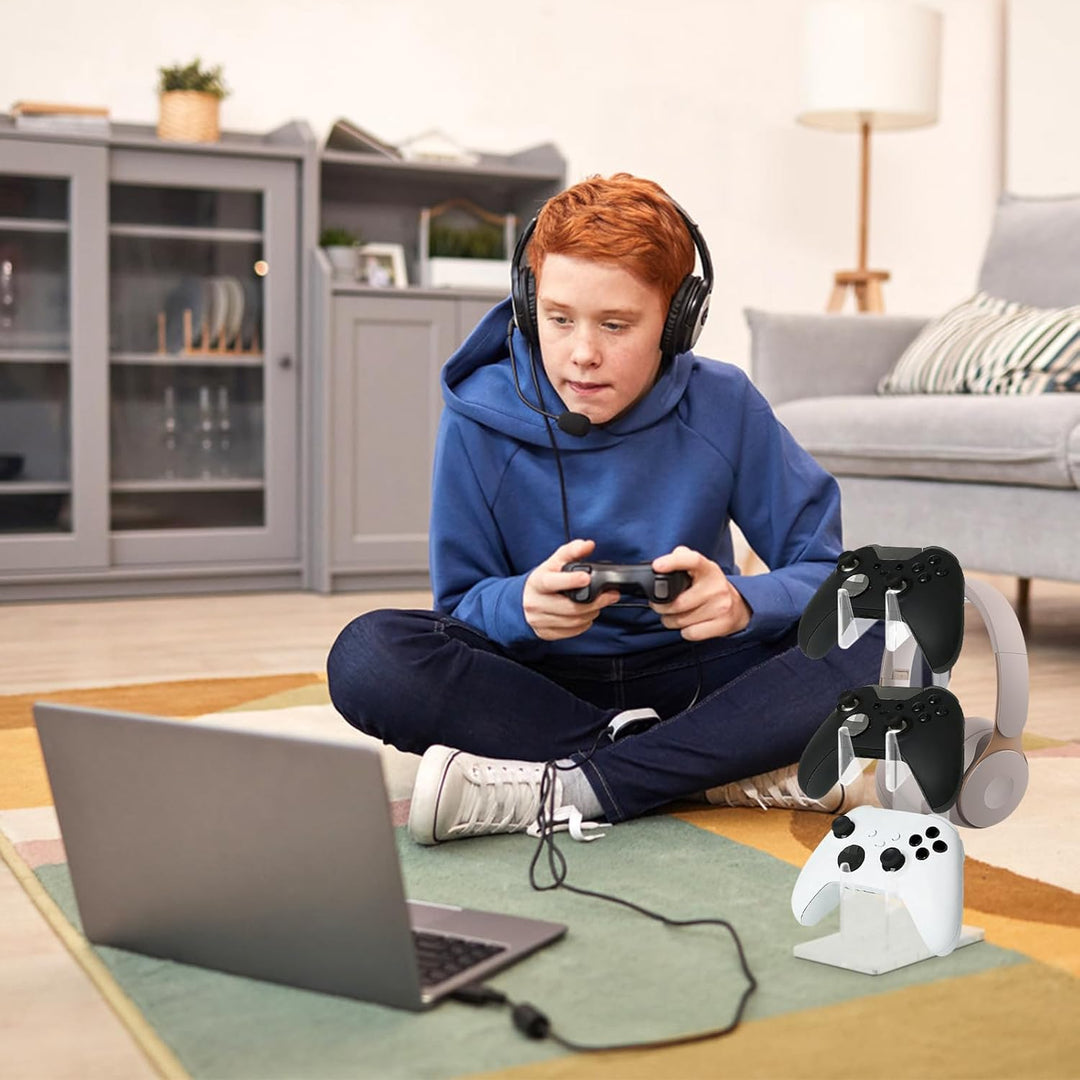 Catime Gaming Controller und Headset Ständer - 3 Ebenen Halterung für Gamepad und Kopfhörer - Displa