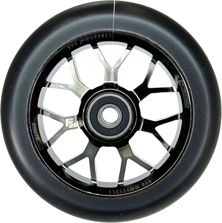 Fantic26 Spy7 Stunt Scooter Rolle I Trick I Tret I Kinder I Roller I Wheel I 110mm I ABEC-11 I Schne