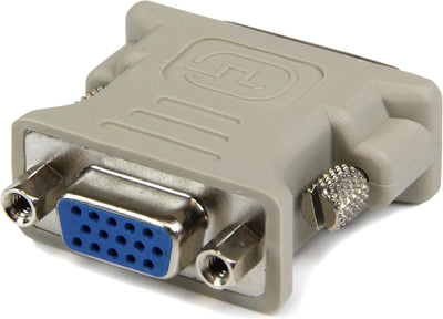 StarTech.com VGA auf DVI Monitor Adapter - St/Bu - Grau - VGA HD15 zu DVI-I Kupplung Beige, Beige