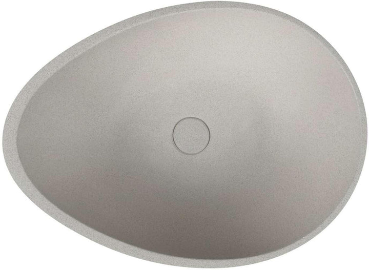 Aufsatzwaschtisch Aufsatzwaschbecken Waschschale Waschtisch Beton 53x39 Sandstein