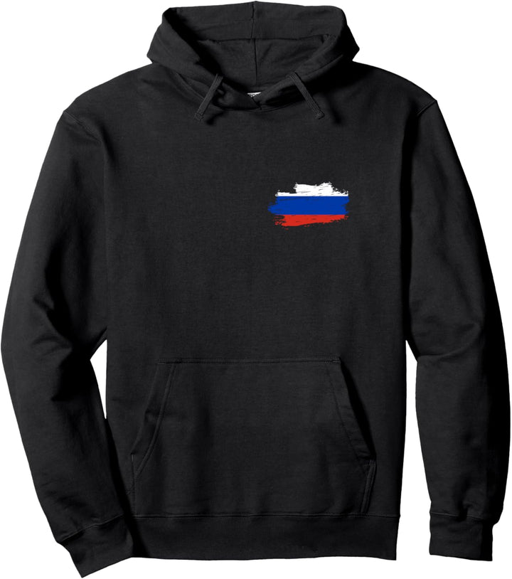 Flagge Russland Pullover Hoodie