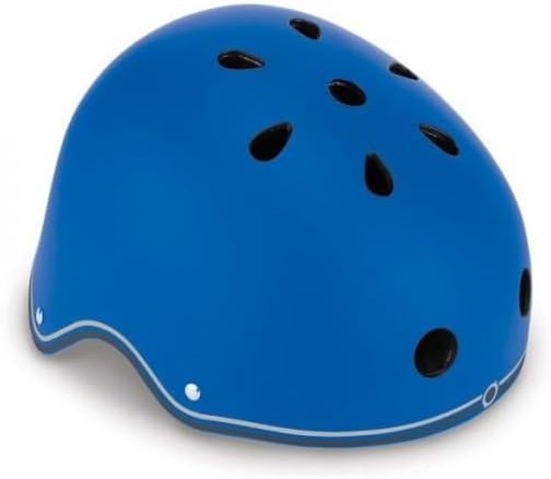 Globber Unisex Jugend Helm Primo Lights, blau, one Size