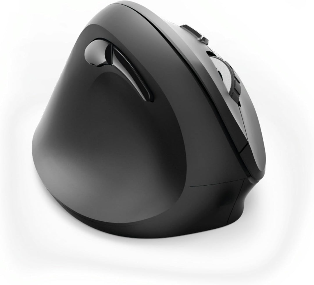 Hama kabellose Maus für Linkshänder ergonomisch EMW-500L (Wireless Funkmaus vertikal, links, 6-Taste