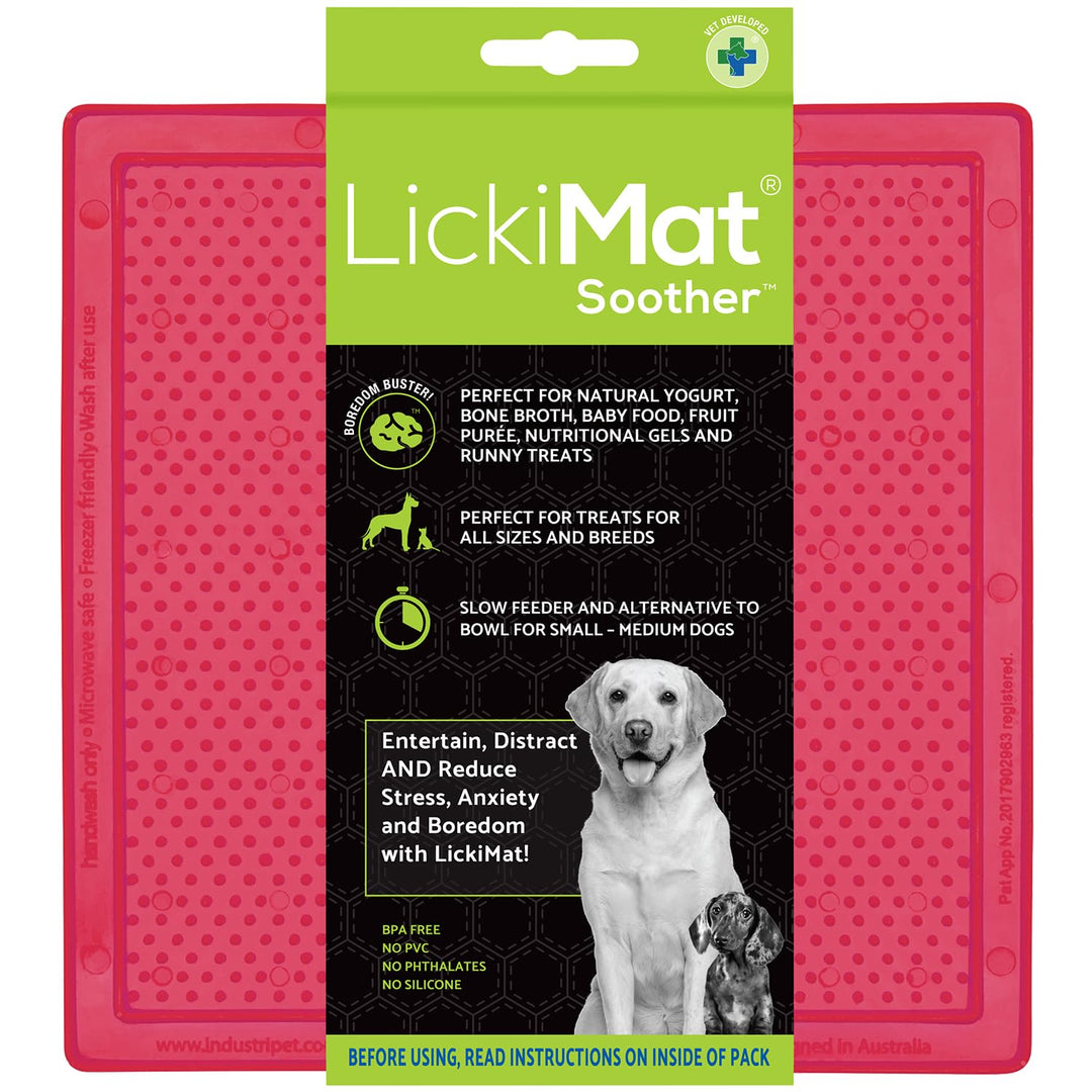 LICKIMAT Likmat Soother Hond Roze 20Cm Pink, Pink