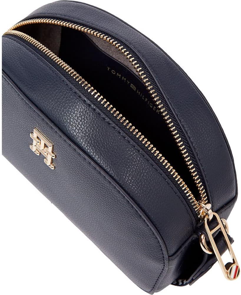 Tommy Hilfiger Damen Tommy Life Half Moon Kameratasche Crossovers Space Blue, Space Blue