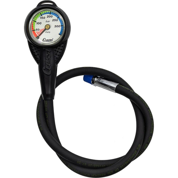 Cressi Pressure Gauge BAR or PSI - Tauchmanometer BAR oder PSI mit grossen, gut sichtbaren Ziffern,