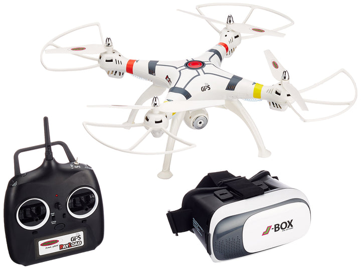 JAMARA 422035 - Payload GPS VR Drone Altitude HD FPV Wifi ComingHome - Position Hold via GPS, auto.