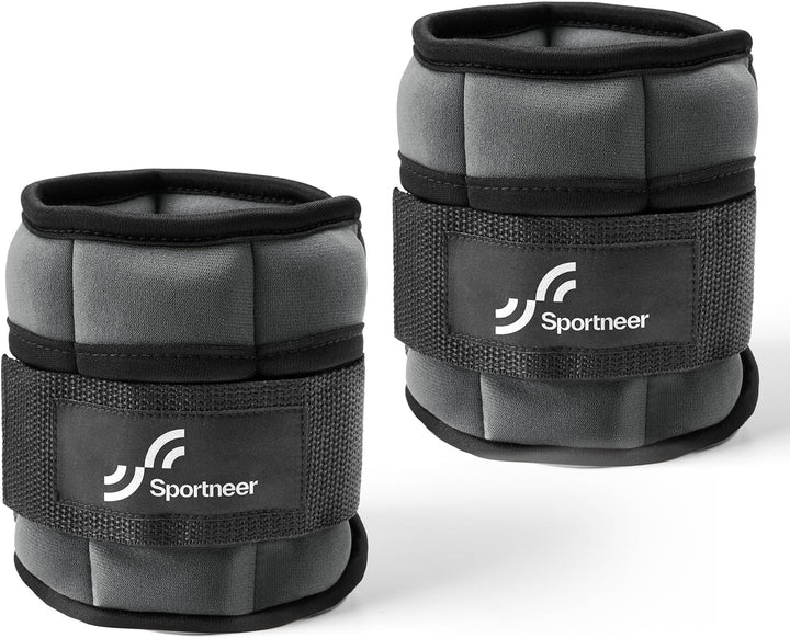 Sportneer Gewichtsmanschetten, Verstellbares Fussgelenkgewichte Set, Fuss-/Handgelenkgewicht Mansche