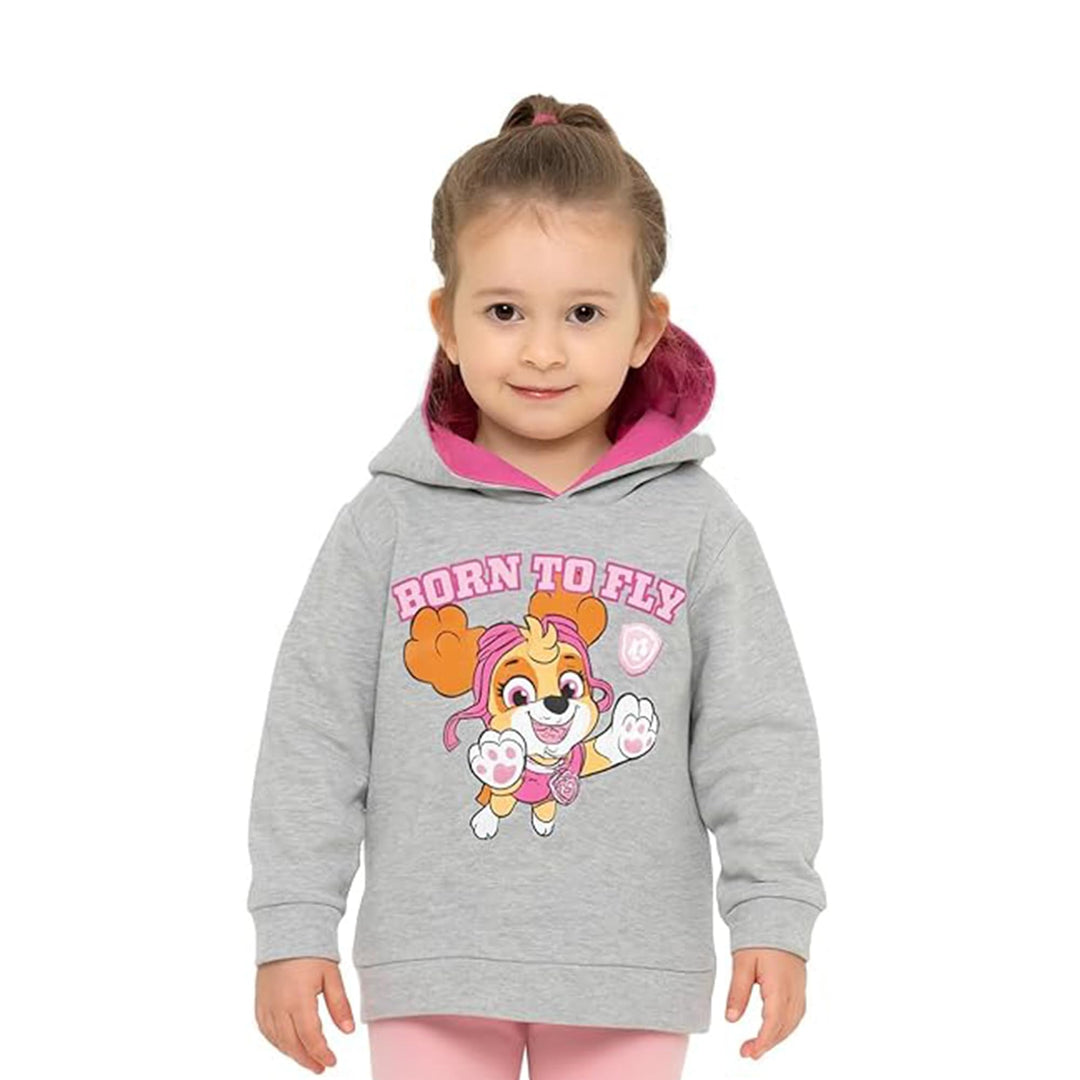 United Labels Paw Patrol Hoodie für Mädchen - Skye Born to Fly Kinder Kapuzenpullover Pullover mit K