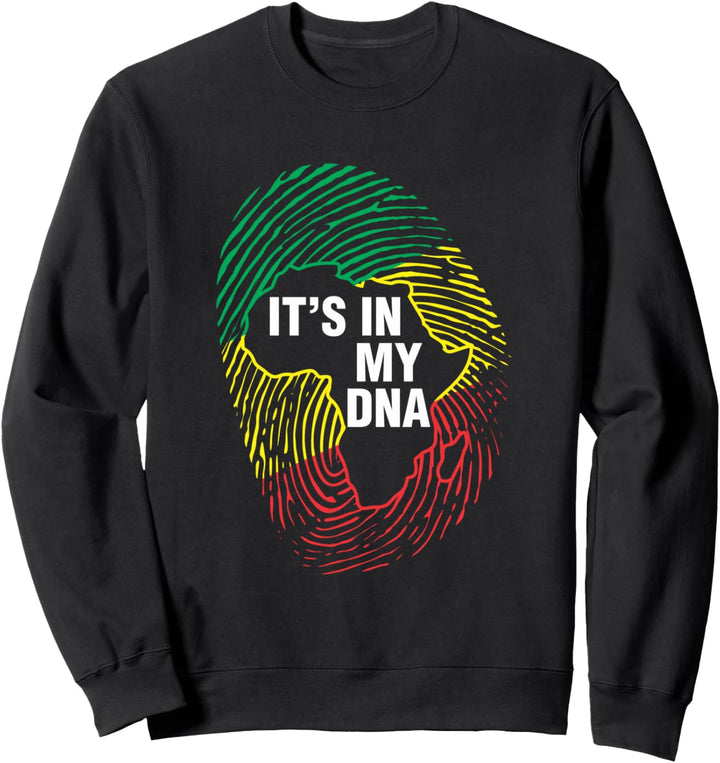 Afrika ist in meiner DNA Afroamerikaner Black Pride Sweatshirt