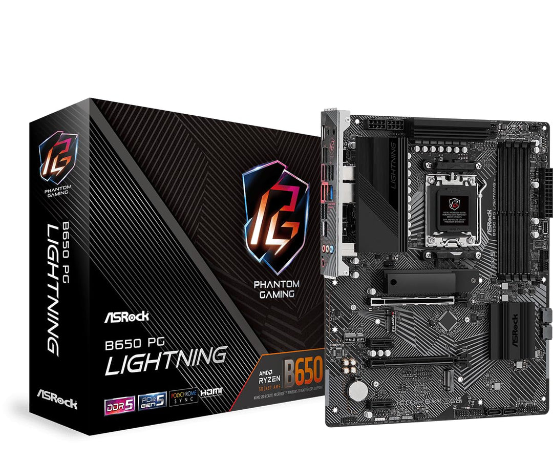 Asrock B650 PG Lightning AMD B650 Socket AM5 ATX