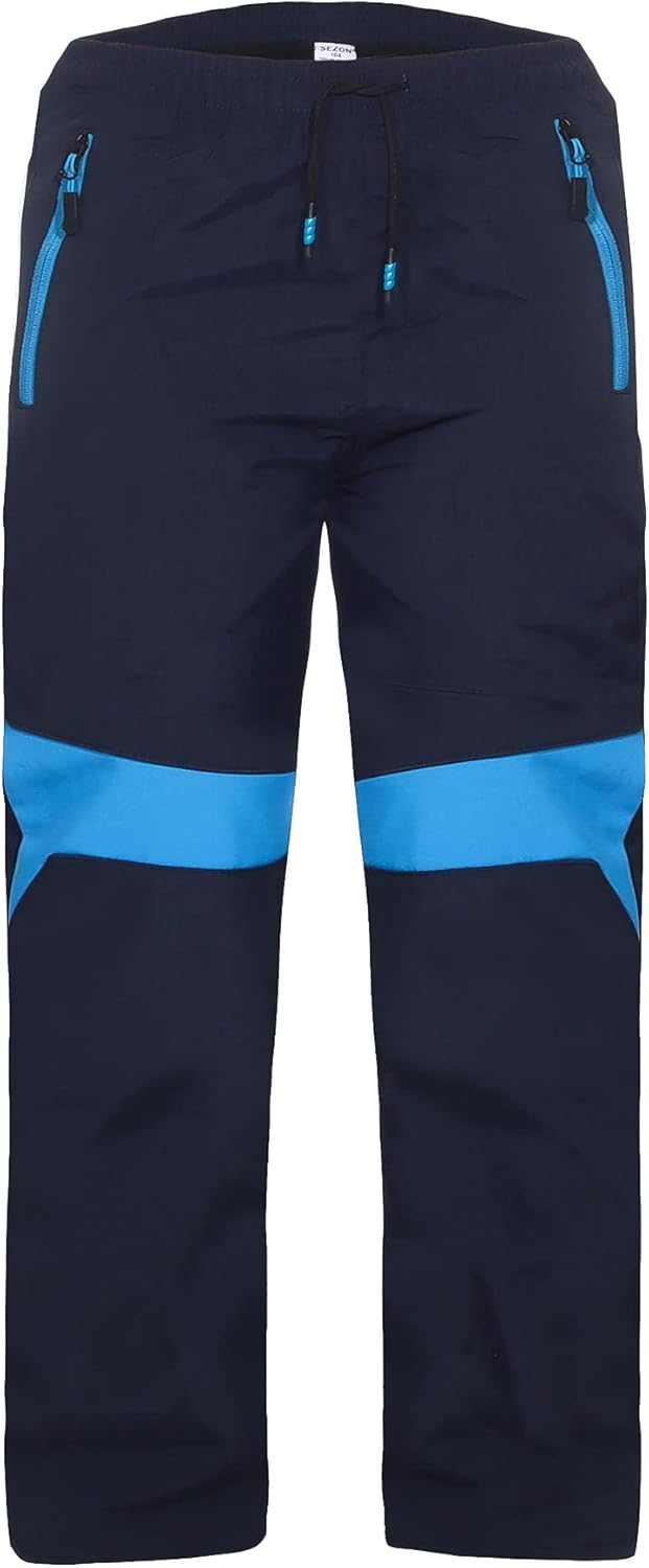 Kinder Thermohose Jungen Mädchen Outdoor Softshell Hose Trekking Herbst Winter Schneehose Skihose Wa