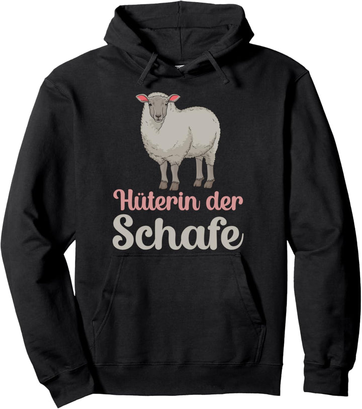 Hüterin der Schafe Lustiges Schaf Spruch Schäferin Geschenk Pullover Hoodie